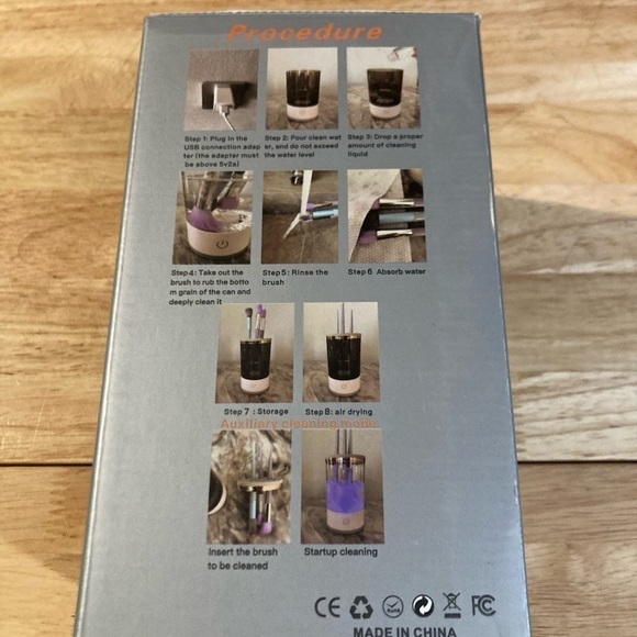 New in box electric Makeup brush cleaner. Multi function product. 2 available - Picture 2 of 4